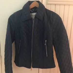 GUESS Navy Bomber Jacket